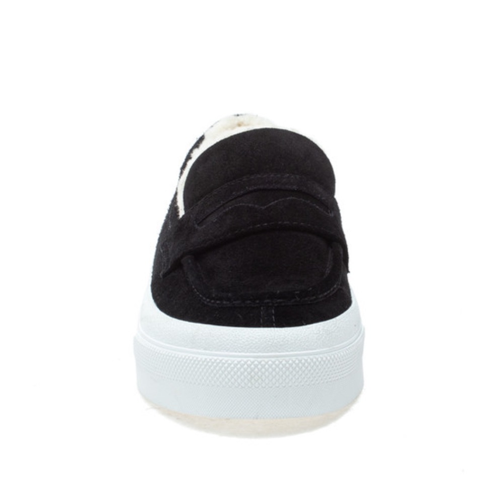 NWT J/SLIDES GILES Black Suede Slip-On Loafer Sneaker - Picture 4 of 16
